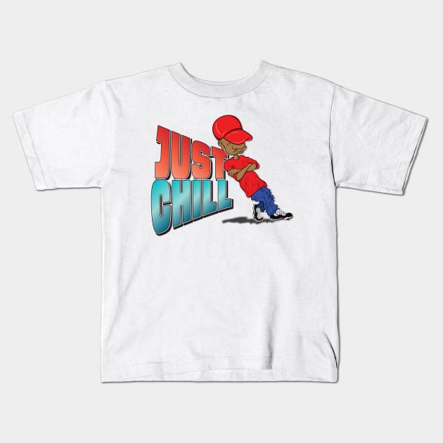 Just Chill Kids T-Shirt by Big Bee Artistry